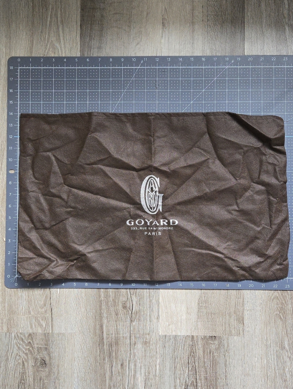 Goyard Dust Bag Brown Drawstring Storage Bag Purse Protector 14x23
